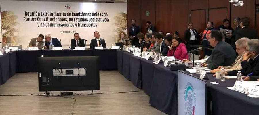 Comisiones del Senado aprueban reforma sobre vías ferroviarias