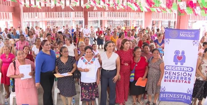 Más de 10 mil mujeres de 63 y 64 años, se han registrado al programa federal: Lorena Méndez