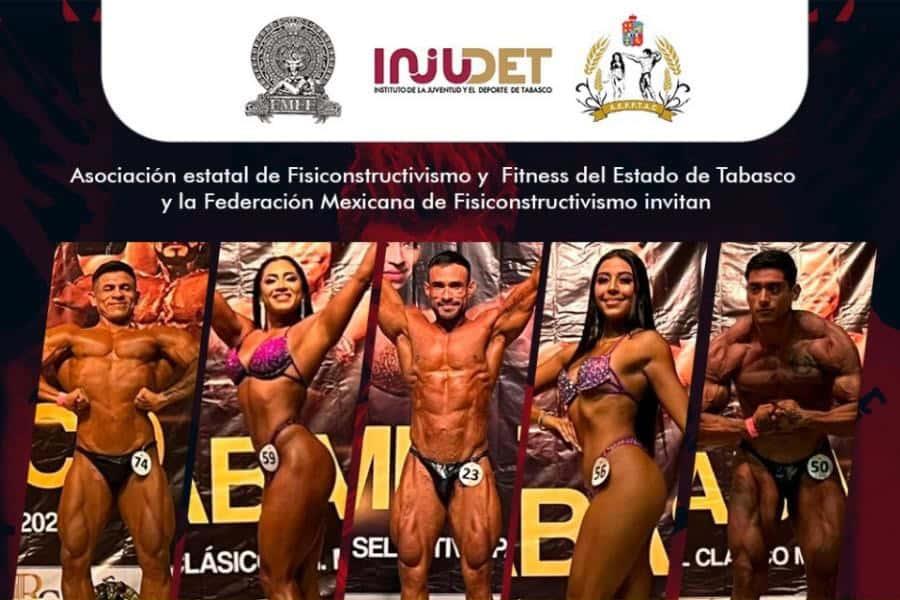 Copa Revolución de Fisicoconstructivismo será el 23 de noviembre en el Gran Salón Villahermosa