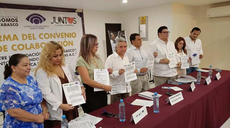 Firman convenio asociaciones por beneficios médicos en más de 70 especialidades para tabasqueños