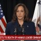 "El mundo es un lugar mejor", dice Kamala Harris tras muerte del líder de Hamás