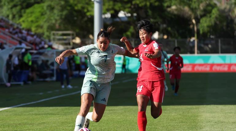 México cae ante Corea del Norte en primer partido de Copa del Mundo Femenil sub-17