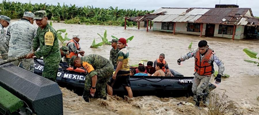 600 viviendas afectadas por las lluvias en 4 municipios: Gobierno