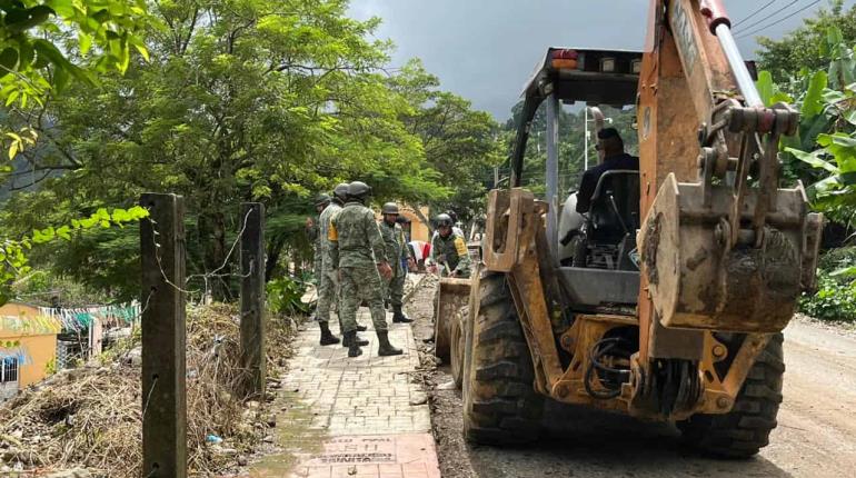 Se registran afectaciones por lluvias en Chiapas