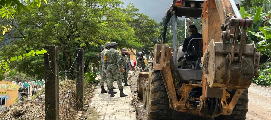 Se registran afectaciones por lluvias en Chiapas