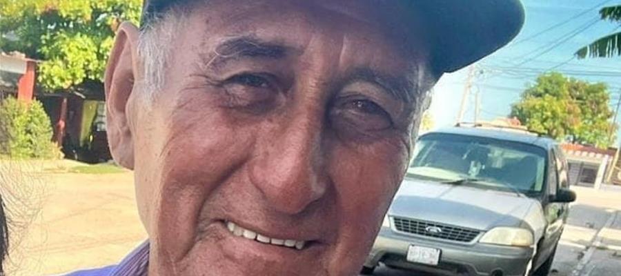 Buscan a don Ángel Mario de 70 años desaparecido en Macuspana