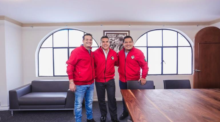 Alejandro Moreno se reúne con Miguel Barrueta y Fabián Granier