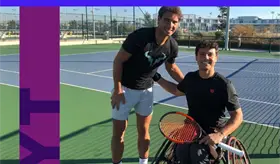 El tenista en silla de ruedas Cisco Garc&iacute;a reconoce que acept&oacute; su discapacidad inspir&aacute;ndose en los misioneros