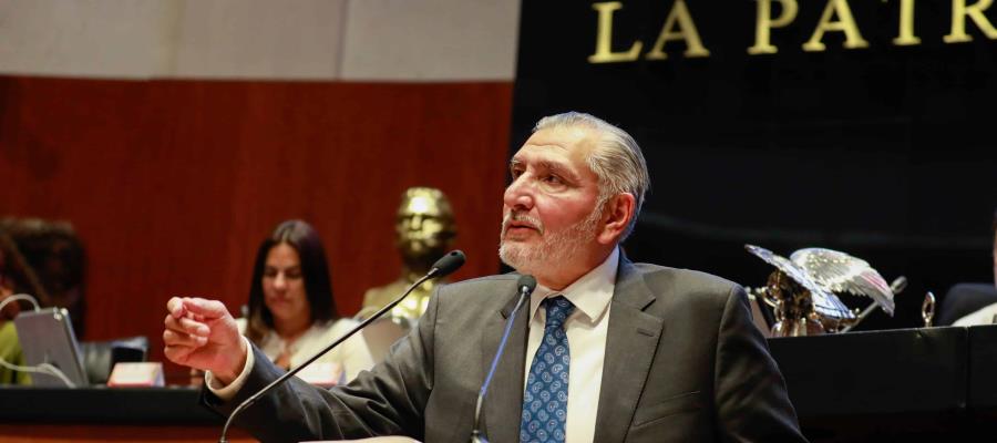 Presenta Adán Augusto iniciativa para detener amparos contra Reforma Judicial