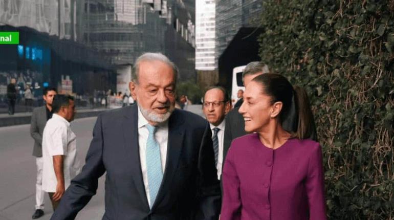 Slim ayudará al pueblo de México: Sheinbaum tras reunión con el empresario