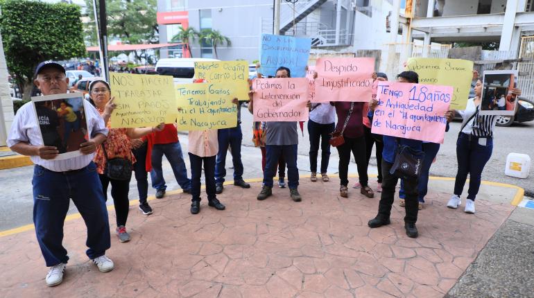 Nos hostiga a renunciar el secretario Técnico de Nacajuca: Trabajadores