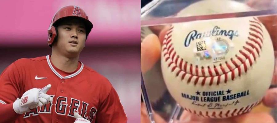 Pelota del jonrón 50 de Ohtani es subastada en casi 4.4 mdd