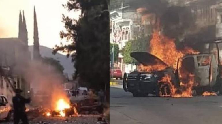 ¡Vive Guanajuato "amanecer negro"! Explotan coches bomba en dos municipios