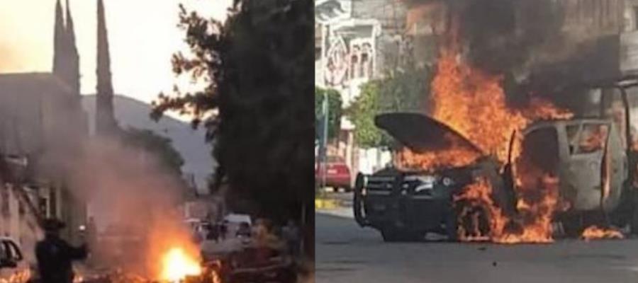 ¡Vive Guanajuato "amanecer negro"! Explotan coches bomba en dos municipios