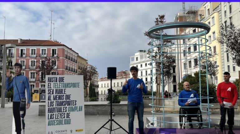 Personajes de Star Trek reclaman un transporte accesible que no discrimine a las personas con discapacidad