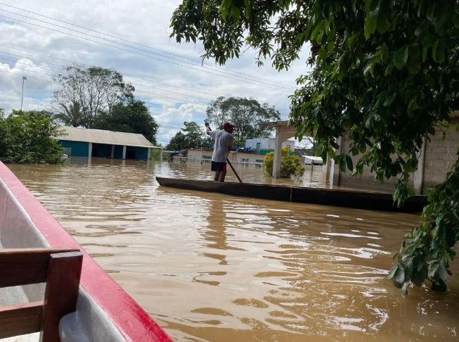 Reportan 2 desaparecidos tras inundaciones en Veracruz