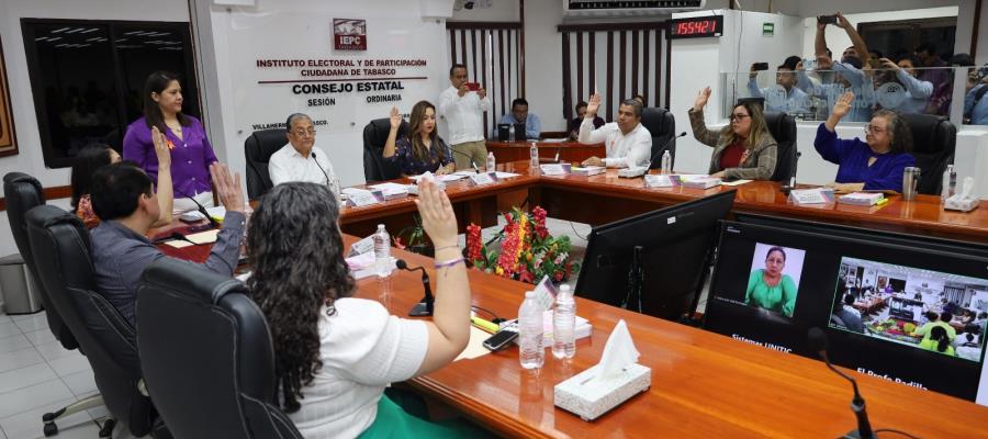 IEPC Tabasco aprueba anteproyecto de presupuesto 2025 por 215.9 mdp