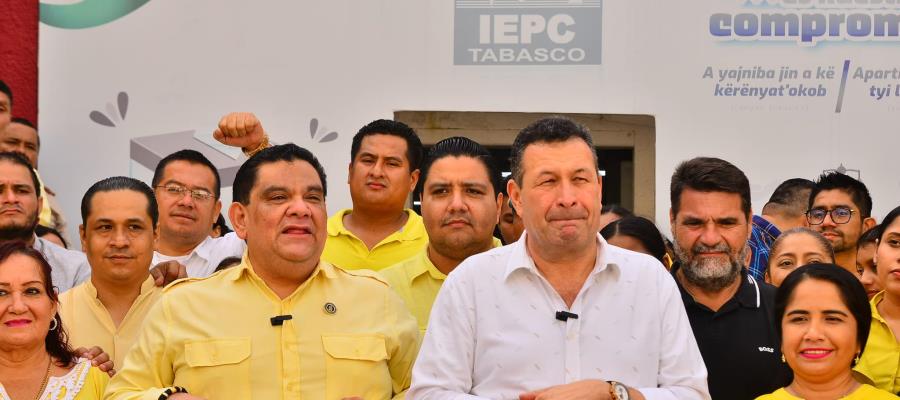 Dan registro oficial al PRD Tabasco; Fócil se descarta para dirigencia