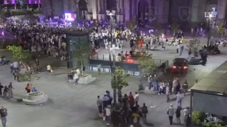 Atropellan a 16 personas frente a la Catedral Metropolitana de Guadalajara