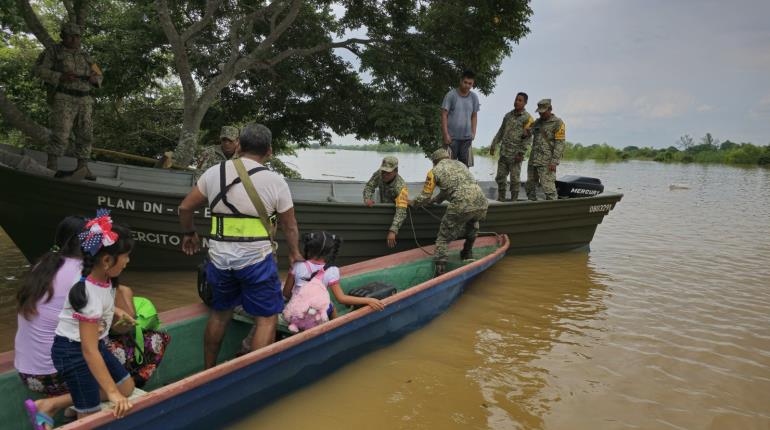 Intensas lluvias afectan municipios de Veracruz