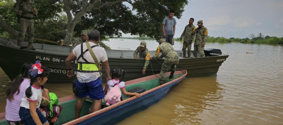 Intensas lluvias afectan municipios de Veracruz