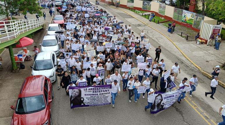 Marcha para exigir justicia en caso Estefany fue una expresión de solidaridad estudiantil y no política: UJAT