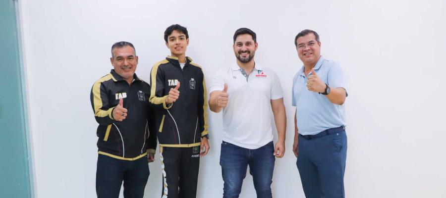 Taekwondista tabasqueño competirá en Mundial en China