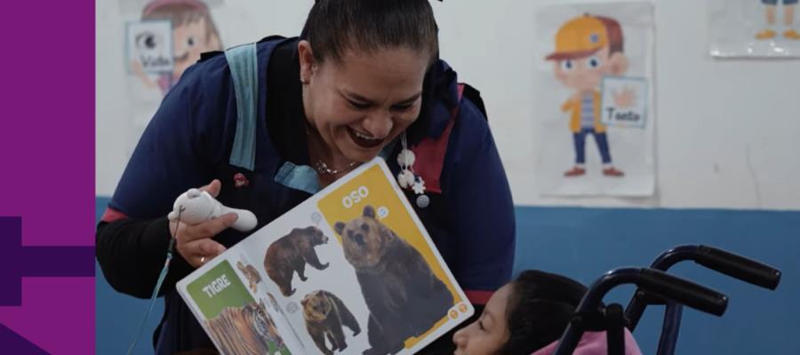 Cristina, la niña con discapacidad que demuestra que la inclusión educativa sí es posible