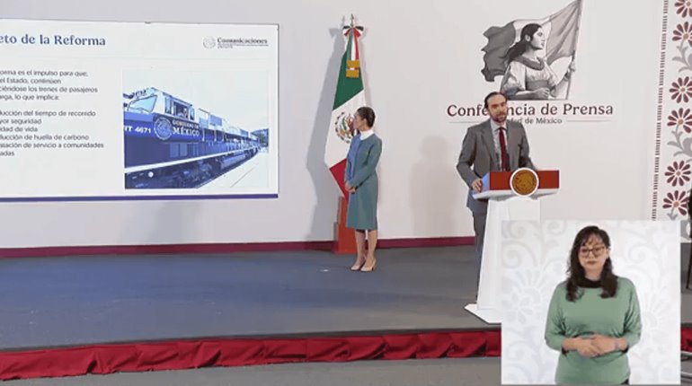 Proyectos ferroviarios generarán cerca 600 mil empleos en México: Sheinbaum