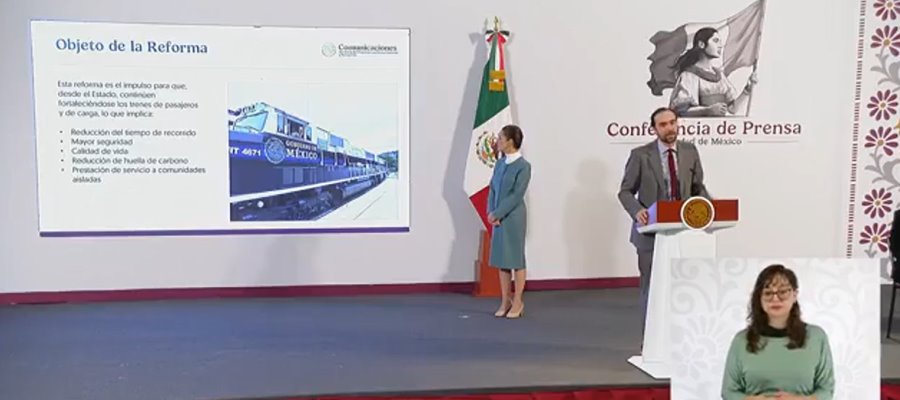 Proyectos ferroviarios generarán cerca 600 mil empleos en México: Sheinbaum