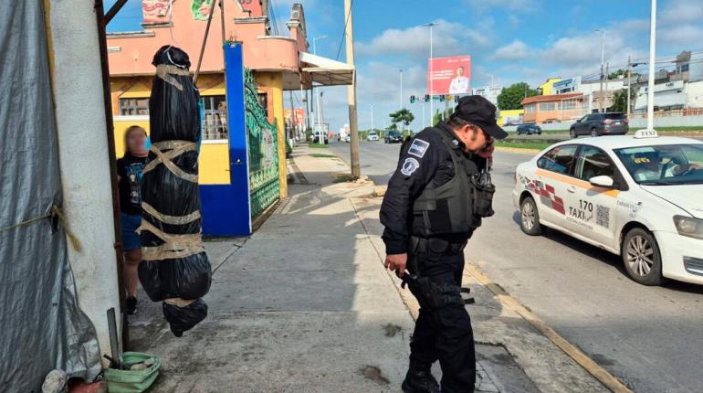 Decoración de Halloween en Villahermosa alarma a policías