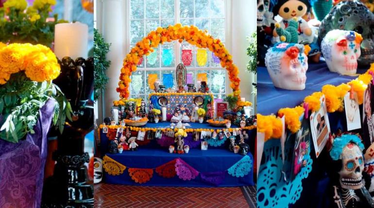 Con altar mexicano, celebran en la Casa Blanca el Día de Muertos