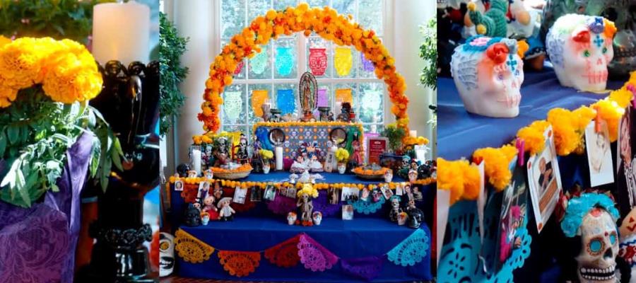 Con altar mexicano, celebran en la Casa Blanca el Día de Muertos