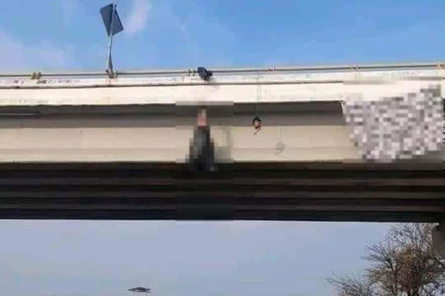 Encuentran cuerpo colgado en puente de la vía Tuxtla-Ocozocoautla, Chiapas