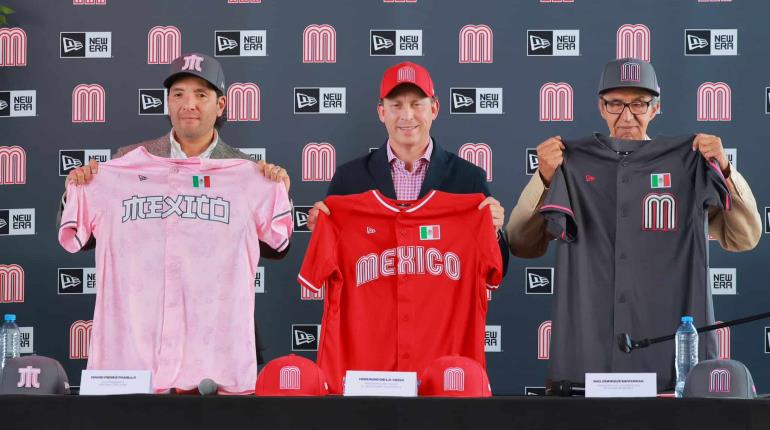 Presentan uniformes que usará la selección mexicana de beisbol en el Premier 12