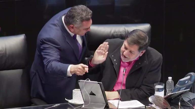 Alito encara a Noroña y discute con Adán Augusto en el Senado