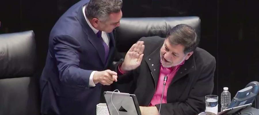 Alito encara a Noroña y discute con Adán Augusto en el Senado