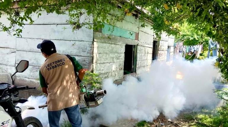 Inicia operativo de fumigación terrestre contra mosquito transmisor del dengue en Tabasco