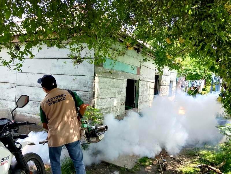 Inicia operativo de fumigación terrestre contra mosquito transmisor del dengue en Tabasco