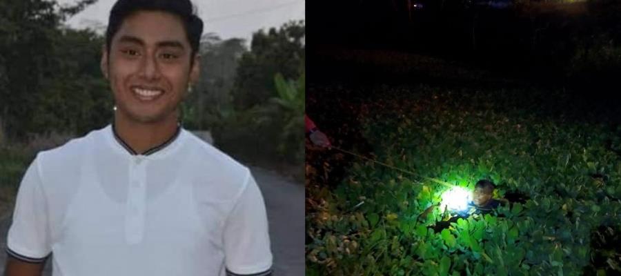 Buscan joven cunduacanense desaparecido desde el viernes; su moto fue hallada en dren