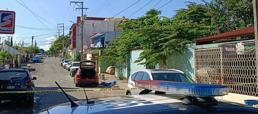 Ejecutan a hombre a balazos en la colonia Tamulté