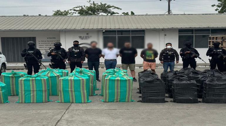 En Ecuador detienen a dos mexicanos por tráfico de droga