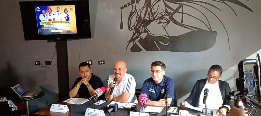 Tabasco será sede del evento "Taekwondo Master´s Avendaño" en el Gran Salón Villahermosa