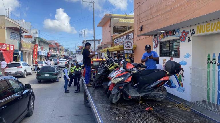 Aplican en Paraíso nuevas disposiciones para regularizar motocicletas