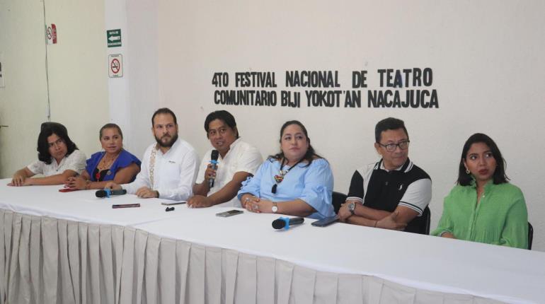 Anuncian 4º Festival Nacional de Teatro Biji Yokot´an en Nacajuca