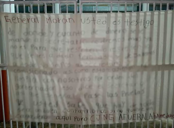 Aparece nueva narcomanta en Comalcalco; quieren fuera a "La Barredora"