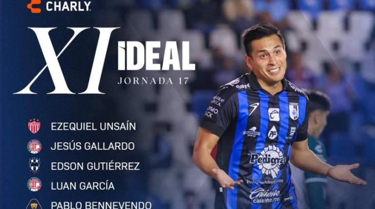 Tabasqueño Jesús Gallardo, en el 11 ideal de la jornada 17 de Liga Mx