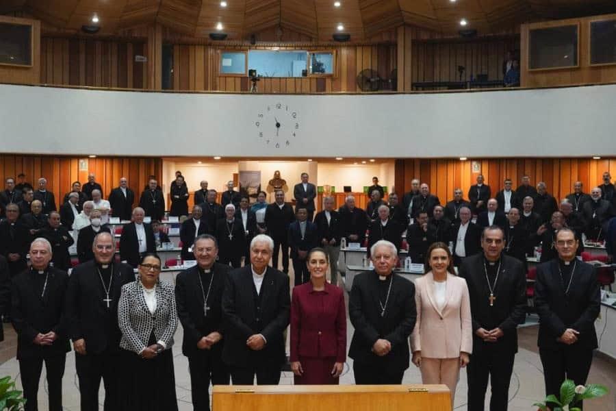 Sheinbaum se reúne con el Episcopado Mexicano