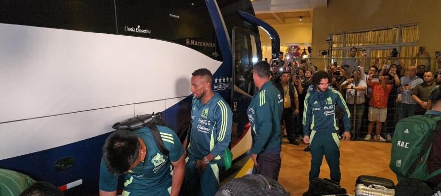 Selección Mexicana llega a Honduras para el partido de ida de Cuartos de Final de Nations League