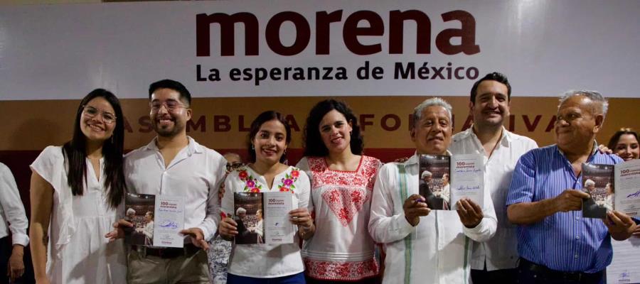 Desde Tabasco Luisa Alcalde llama a construir un Morena fuerte para las próximas generaciones